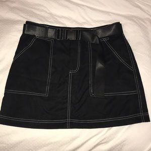 Forever 21 Black Punk Skirt